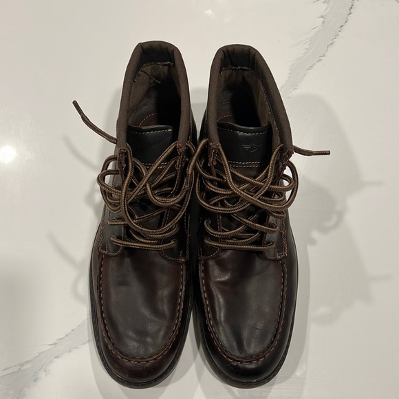 Dockers Brown Leather Boots - Picture 2 of 7